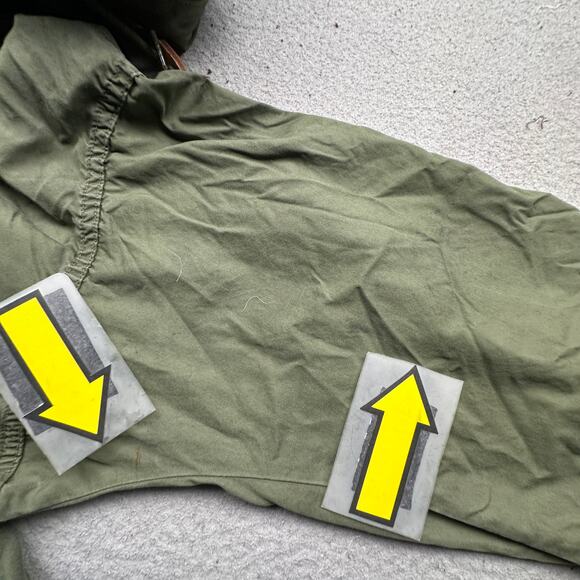 Vintage 70s US Army M-65 Fishtail Parka OG-107 Hood Jacket Small Cold Weather - Picture 14 of 16